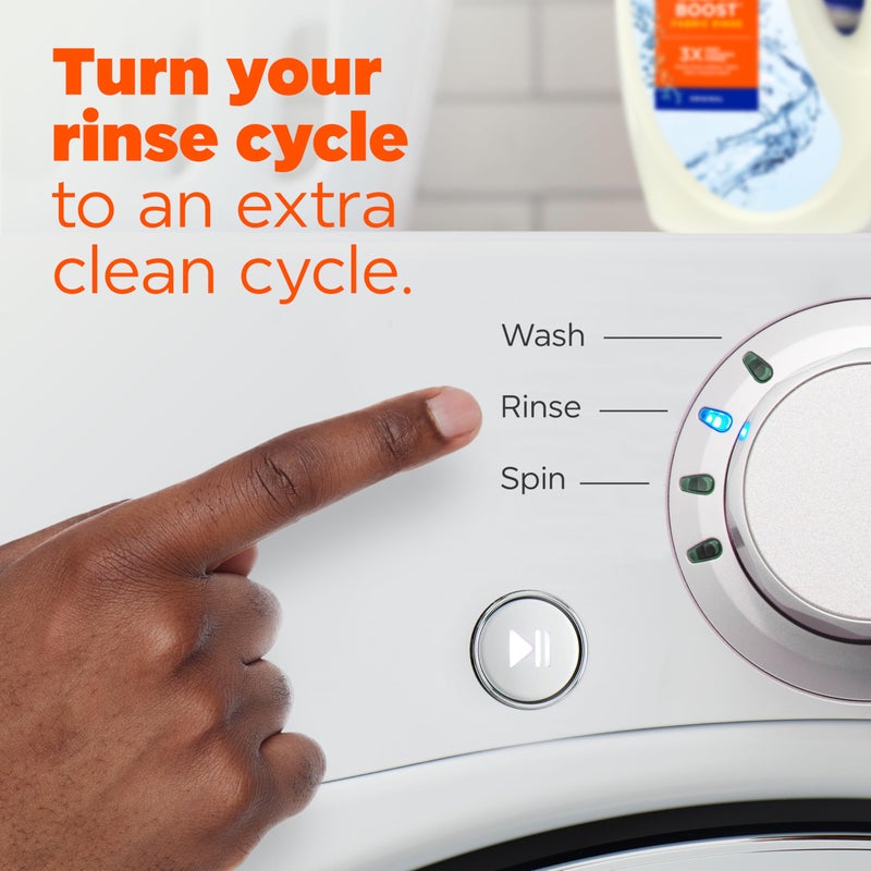 Tide Clean Boost Fabric Rinse, 62 fl oz fl oz, Removes Odors and Residues, Safe on All Fabrics, Free of Dyes and Heavy Perfumes, Original Scent - Image 4