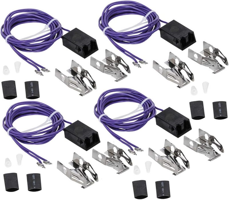 HIFROM Replace WB17T10006 Surface Element Ceramic Receptacle Block Refrigerator Oven plug connector for GE (4pcs) - Image 1