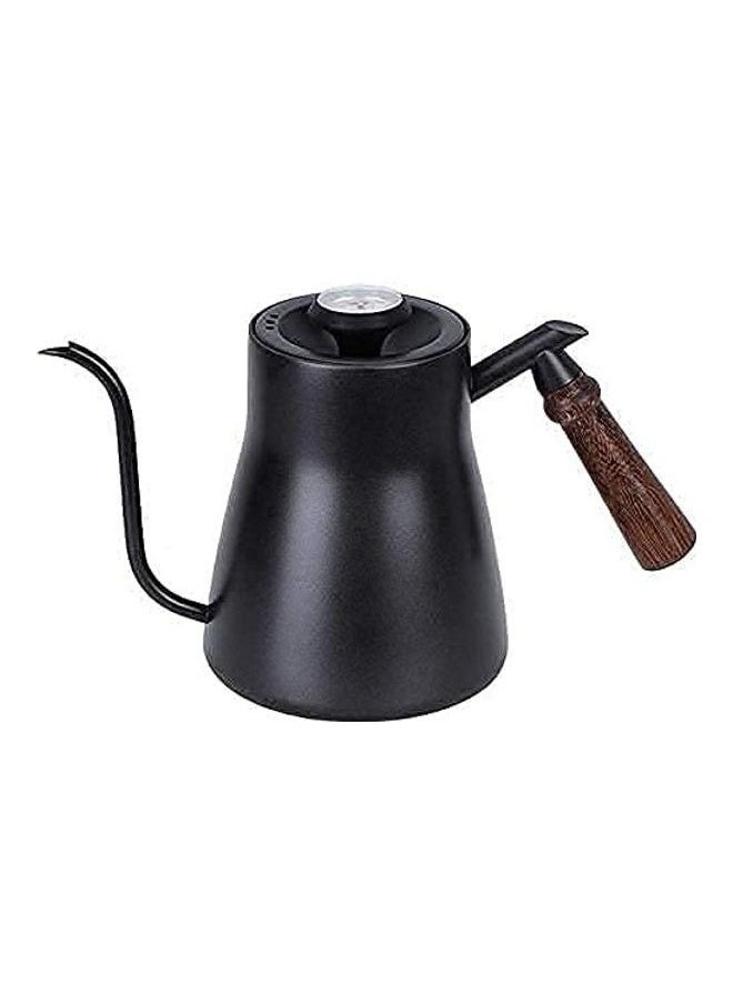 Coffee Drip Pot Wood Hand and Thermometer 850ml