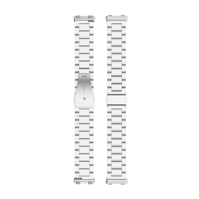 erorex For Oppo Watch 1 46Mm Tri-Beads Flat Buckle Titanium Alloy Watch Band(Silver) - Image 4
