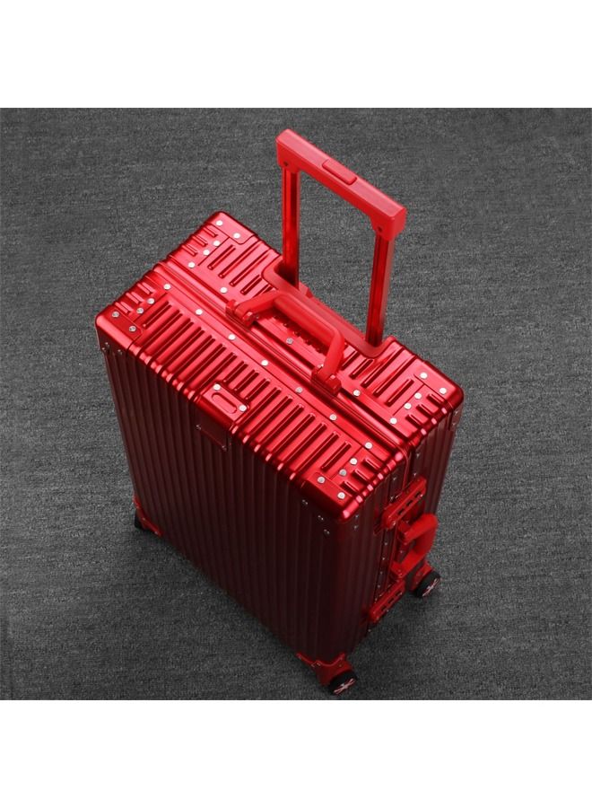 NKX Hardcase Travel Suitcase Al-Mg Alloy Luggage Trolley With 4 Spinner Wheel 20 Inch - Image 1