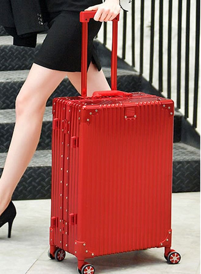 NKX Hardcase Travel Suitcase Al-Mg Alloy Luggage Trolley With 4 Spinner Wheel 20 Inch - Image 5