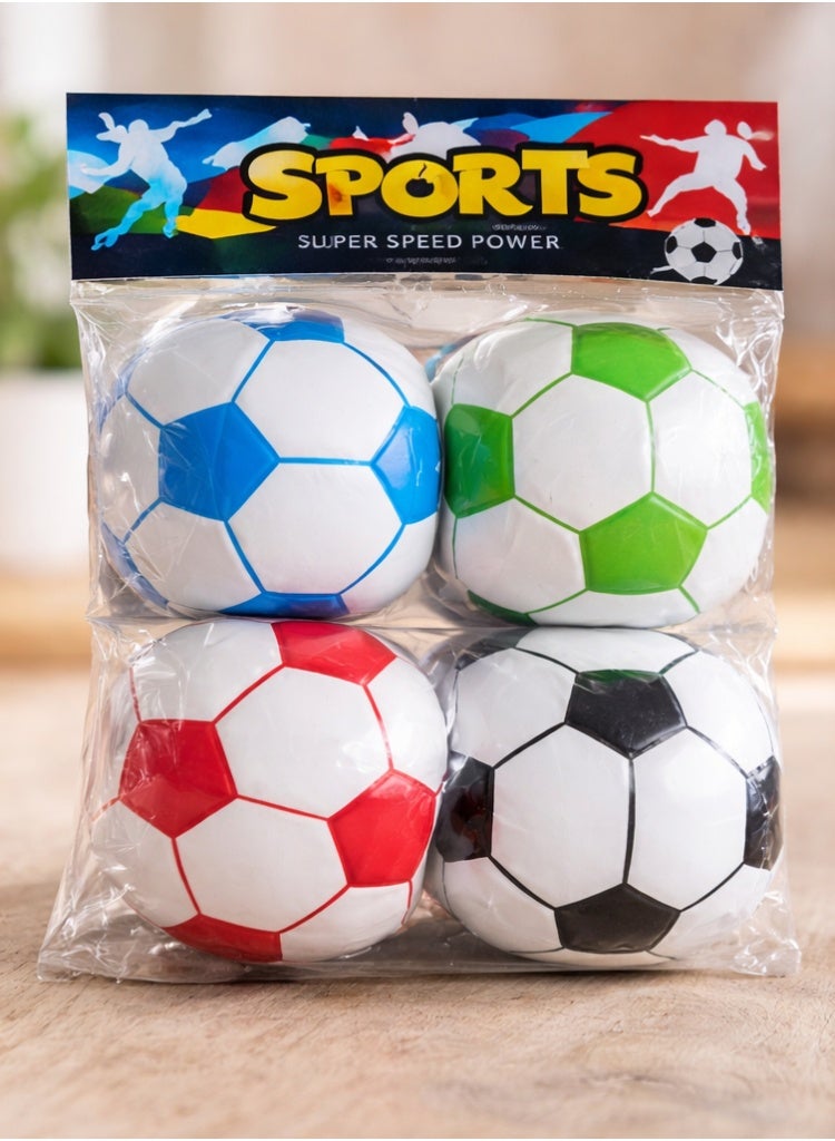 Small Soft Balls Set – 4 Pieces, Lightweight & Safe for Kids Play - Image 2