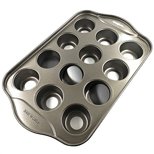 Daycount DEVILMAYCARE Removable Bottom Round Mini Muffin Pans 12 Holes Non-stick Cake Mold for Cake Chocolate Egg tart ＆ Others Bake Food - Image 1