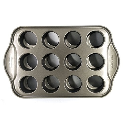 Daycount DEVILMAYCARE Removable Bottom Round Mini Muffin Pans 12 Holes Non-stick Cake Mold for Cake Chocolate Egg tart ＆ Others Bake Food - Image 4