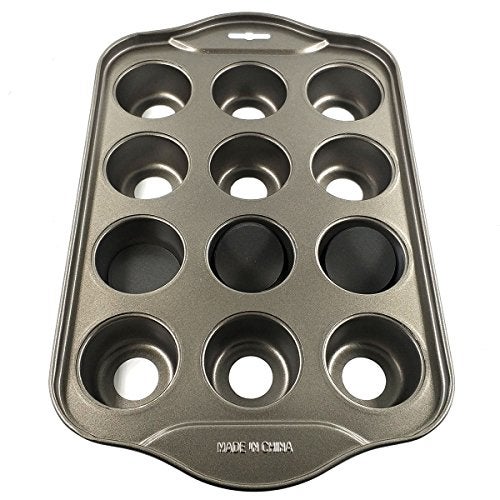 Daycount DEVILMAYCARE Removable Bottom Round Mini Muffin Pans 12 Holes Non-stick Cake Mold for Cake Chocolate Egg tart ＆ Others Bake Food - Image 3