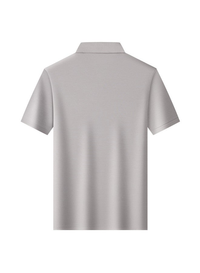 Tucano 7a Antibacterial + Cool-touch Long-staple Cotton Polo Shirt With Collar, Breathable Business Casual Men's T-shirt For Summer - Image 4