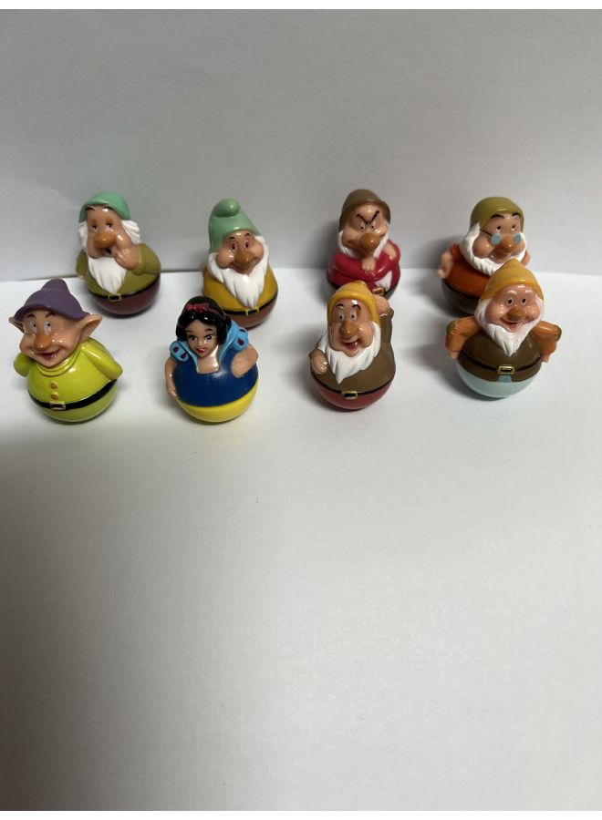 Anime Hand-made Doll Dr. IQ Tumbler Alalei Jingle Egg-shaped Tumbler Doll Ornaments-Color:8 Dwarf Tumbler-Height:4CM - Image 1