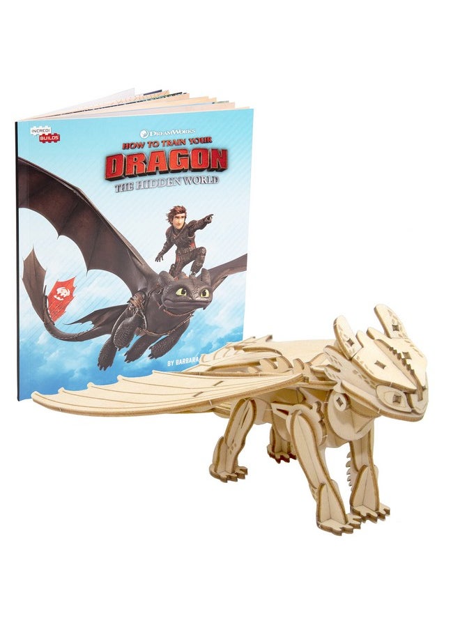 Dreamworks How To Train Your Dragon Toothless 3D Wood Puzzle & Model Figure Kit (41 Pcs) Build & Paint Your Own 3D Movie Toy Educational Gift For Kids & Adults, No Glue Required, 8+ - pzsku/Z0BB2ACDE0F65C41D54EBZ/45/_/1721574078/a52e0198-f5b7-4cdd-a1f9-1fb8b0c385c6