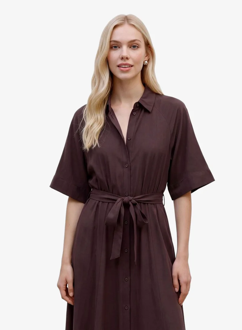 Vero Moda  Noella 2/4 Maxi Shirt Dress for Women | Best Price UAE