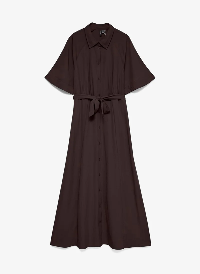 Vero Moda  Noella 2/4 Maxi Shirt Dress for Women | Best Price UAE