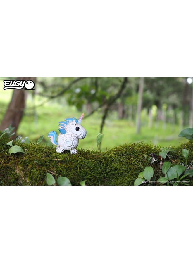 EUGY 069 Unicorn Sky Eco-Friendly 3D Paper Puzzle [New Seal] - Image 5