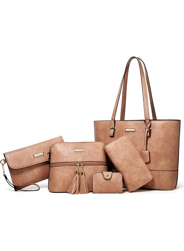 YNIQUE Satchel Purses and Handbags for Women Shoulder Tote Bags Wallets - Image 1