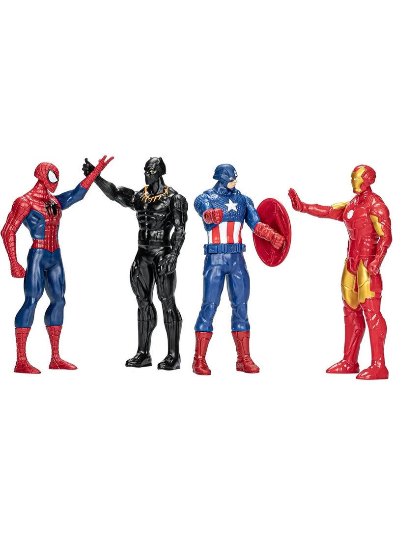AVENGERS Marvel Avengers Ultimate Protectors Pack, 6-Inch-Scale, 8 Action Figures with Accessories, Super Hero Toys, Defending The World with 8 Super Heroes, Toys for Boys and Girls Ages 4 and Up - Image 3