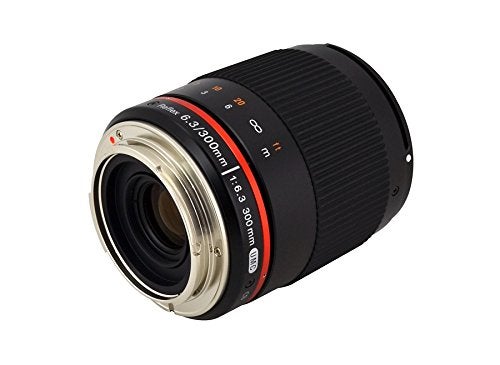 Rokinon 300M-FX-BK 300mm F6.3 Mirror Lens for Fuji X Mirrorless Interchangeable Lens Cameras , Black - Image 4