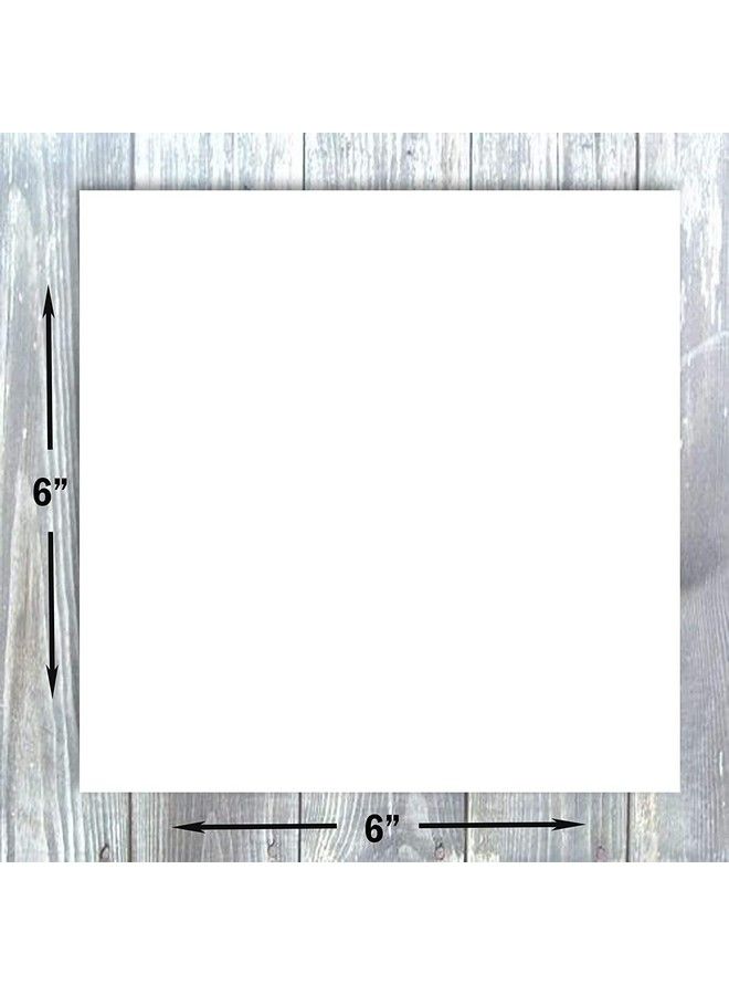 Hamilco 6X6 White Scrapbook Cardstock Paper 80Lb Cover Card Stock 100 Pack - Image 4