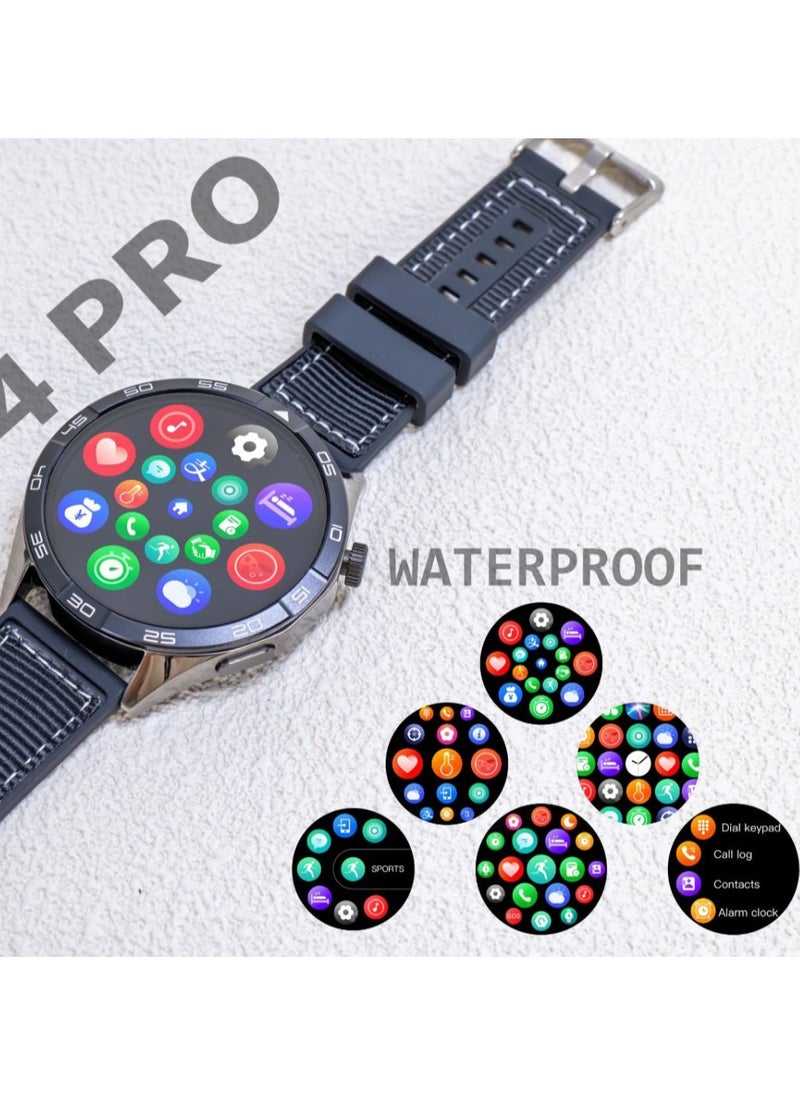 Hie-Q - Hie-Q WR-GT4 PRO Smartwatch with 3 Pairs Strap, Super AMOLED Display, Fitness & Health Tracker, Japanese Technology, 1-Year Warranty - Image 1