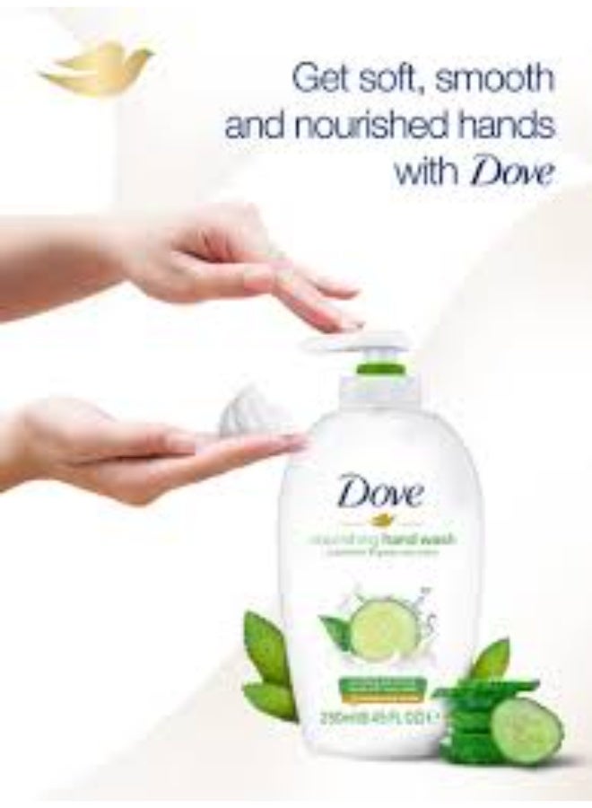 Dove Hand Wash with Cucumber and Green Tea, 500ml, 2 pieces - Image 5