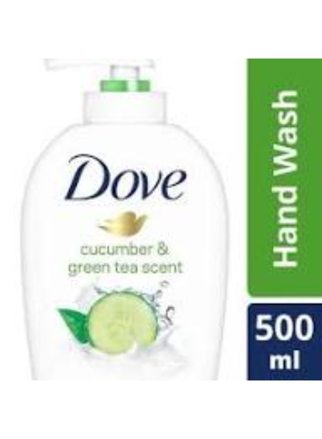 Dove Hand Wash with Cucumber and Green Tea, 500ml, 2 pieces - Image 3