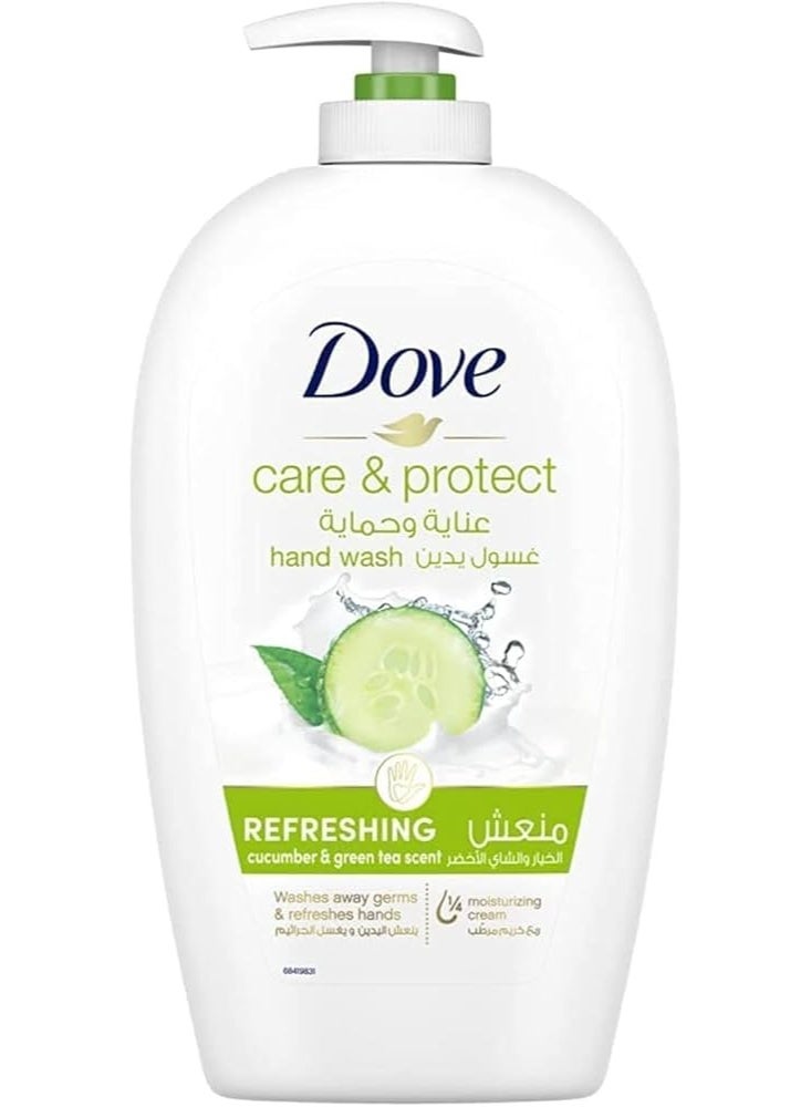 Dove Hand Wash with Cucumber and Green Tea, 500ml, 2 pieces - Image 4