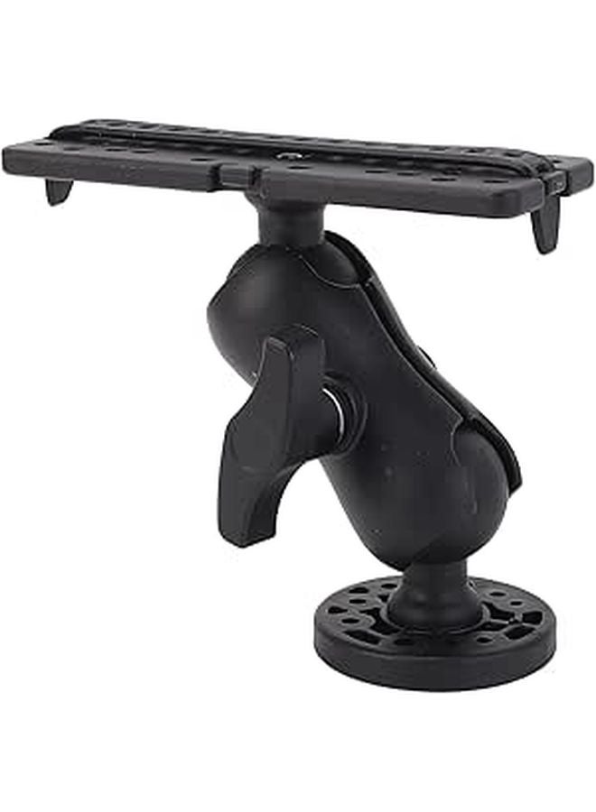 Premium ABS Adjustable Fish Finder Mount Base 360 Degree Rotatable Vibration Protection Easy Install - Image 1