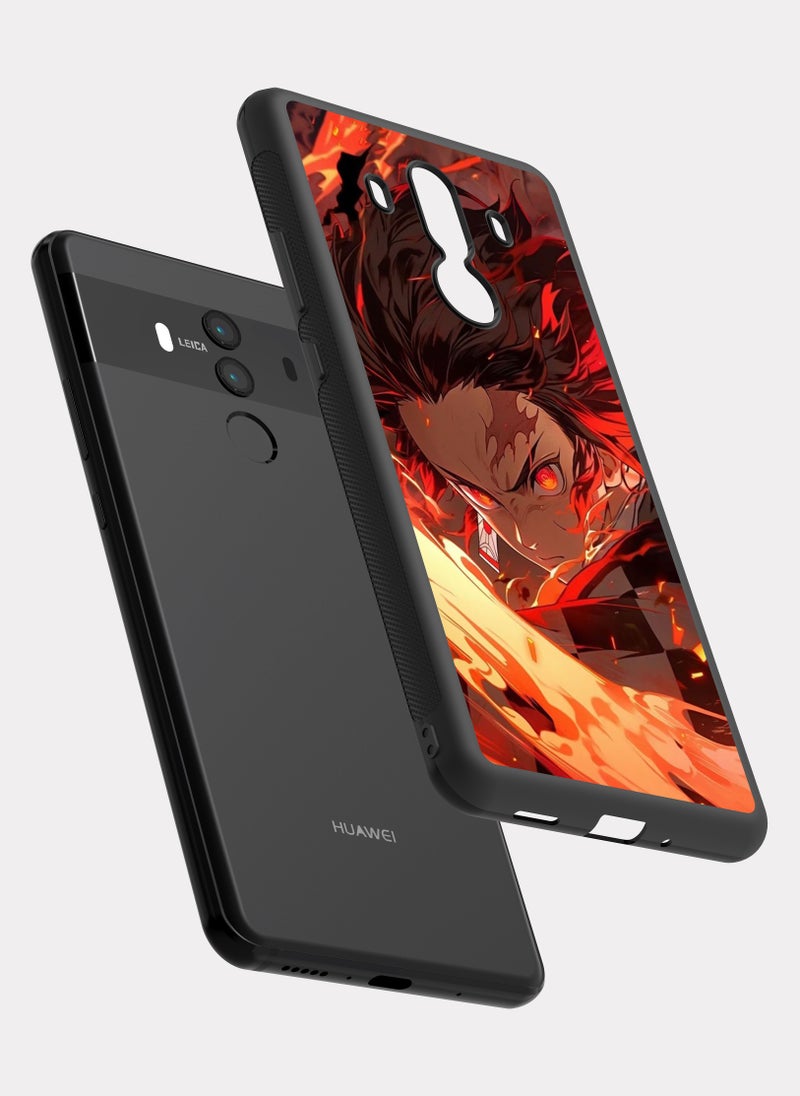بكسلات كفر هواوي ميت 10 برو قاتل الشياطين تانجيرو برتقالي - Image 2