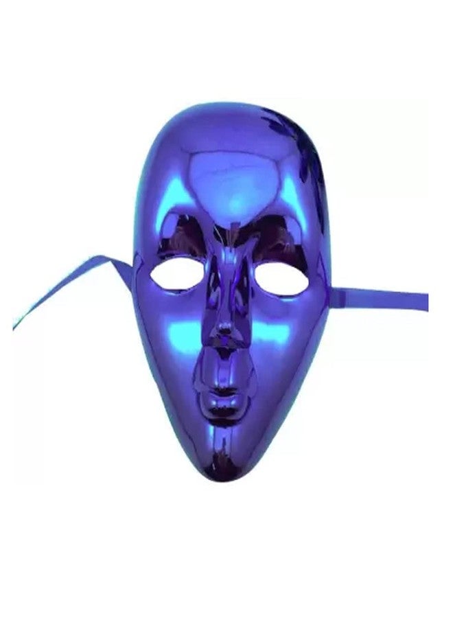 Krystle Masquerade Masks for Bachelor Party, Adult Party for Men and Women Masquerade Mask (Blue)-Pack of 01 - Image 1