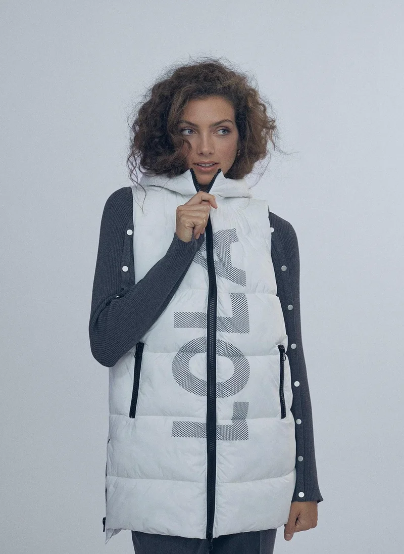 Lola Casademunt Long padded gilet