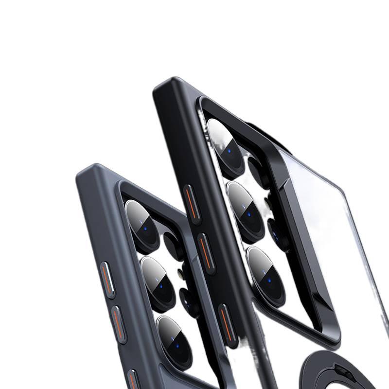 MagSafe Case | Shockproof Cover for Samsung S25 Ultra / Samsung S25 | Drop Protection | Gray PC - Image 5