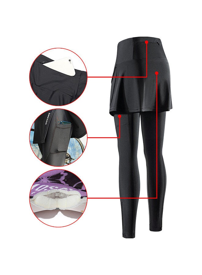 WOSAWE Women's Cycling Apparel Silicone Sponge Pad Long Pants Quick-drying Breathable High Elasticity Cycling Clothes for Spring and Summer  - Image 5