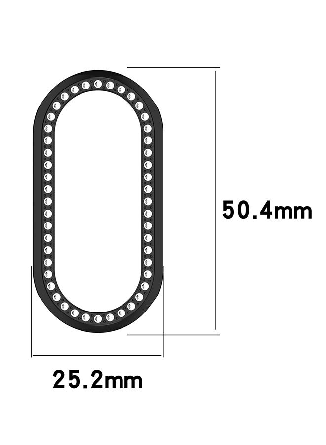 2 PCS Case Compatible with Xiaomi band 10 Watch Glass Protective Film Hard Plastic Frame Xiaomi Smart band 10 Watch Case Clear - Image 5