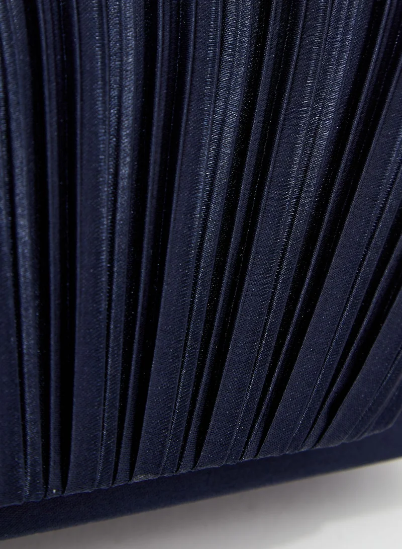 Ella Limited Edition Pleated Satin Clutch Bag