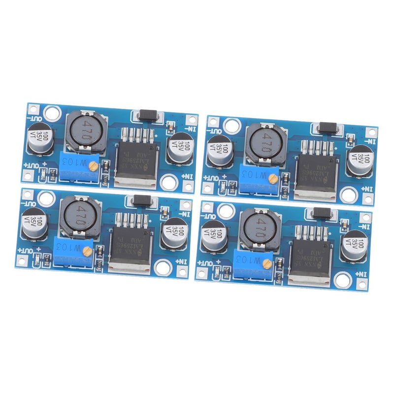 Happyyami 4Pcs Adjustable Dc Dc Voltage Regulator Module for Electronic Projects - Image 2