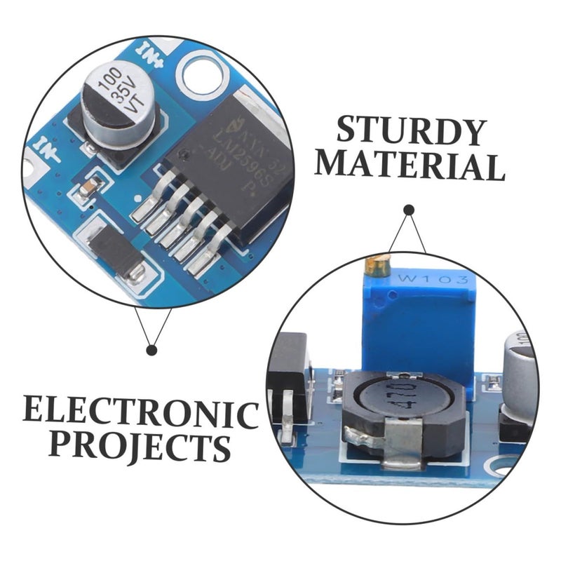 Happyyami 4Pcs Adjustable Dc Dc Voltage Regulator Module for Electronic Projects - Image 4