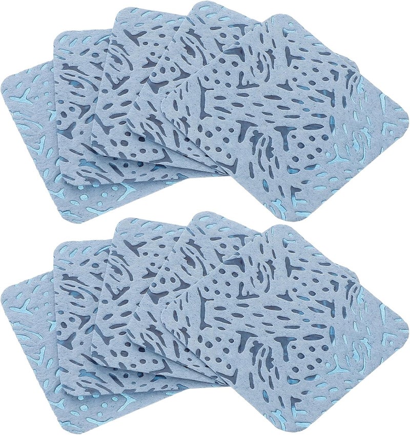 Lint-Free Nail Wipes Pads 540pcs Blue Striped Cotton Nail Glue Remover Pads for Gel Polish and Eyelash Extension Cleaning, Professional Salon and Travel Use - Image 1