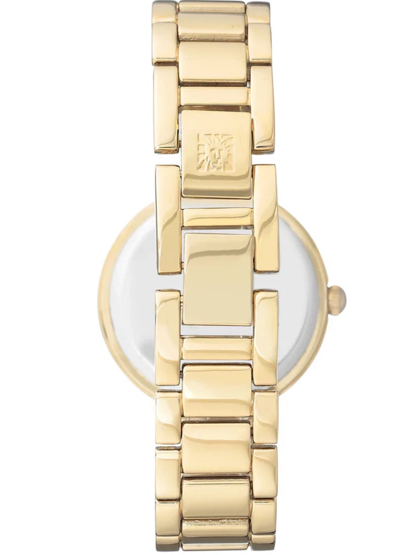 ANNE KLEIN ساعة آن كلاين النسائية التناظرية من الفولاذ المقاوم للصدأ AK1362GNGB  - Image 2