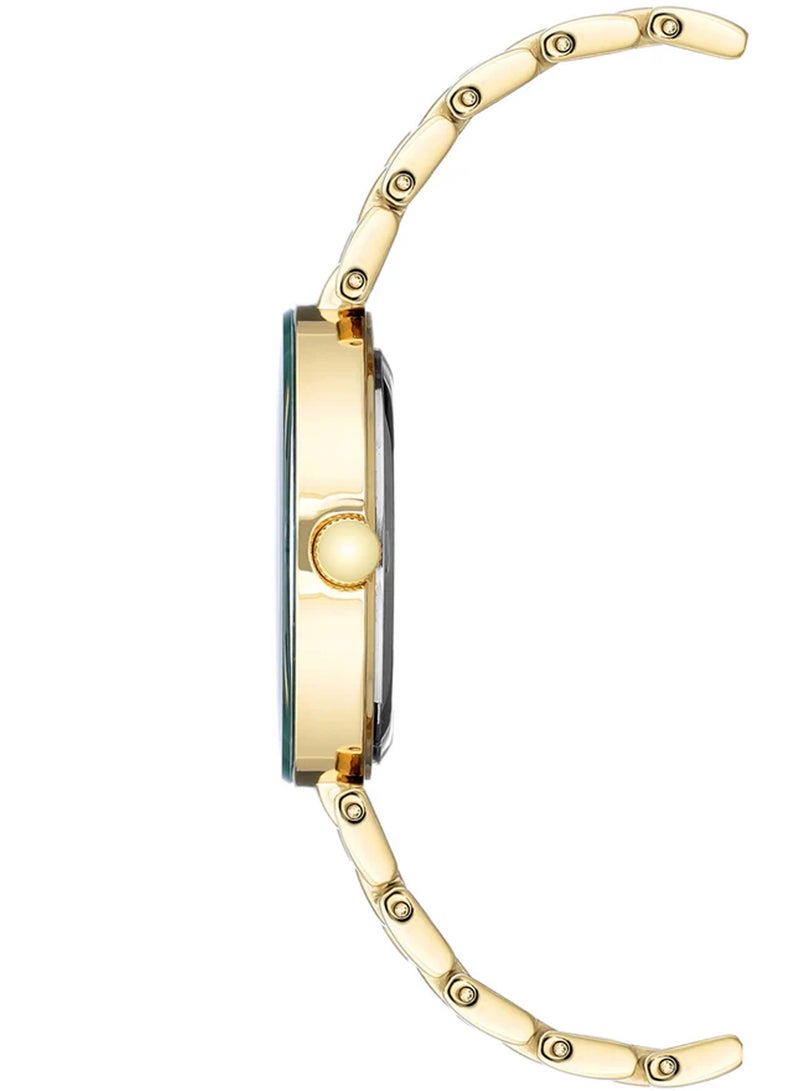ANNE KLEIN ساعة آن كلاين النسائية التناظرية من الفولاذ المقاوم للصدأ AK1362GNGB  - Image 3