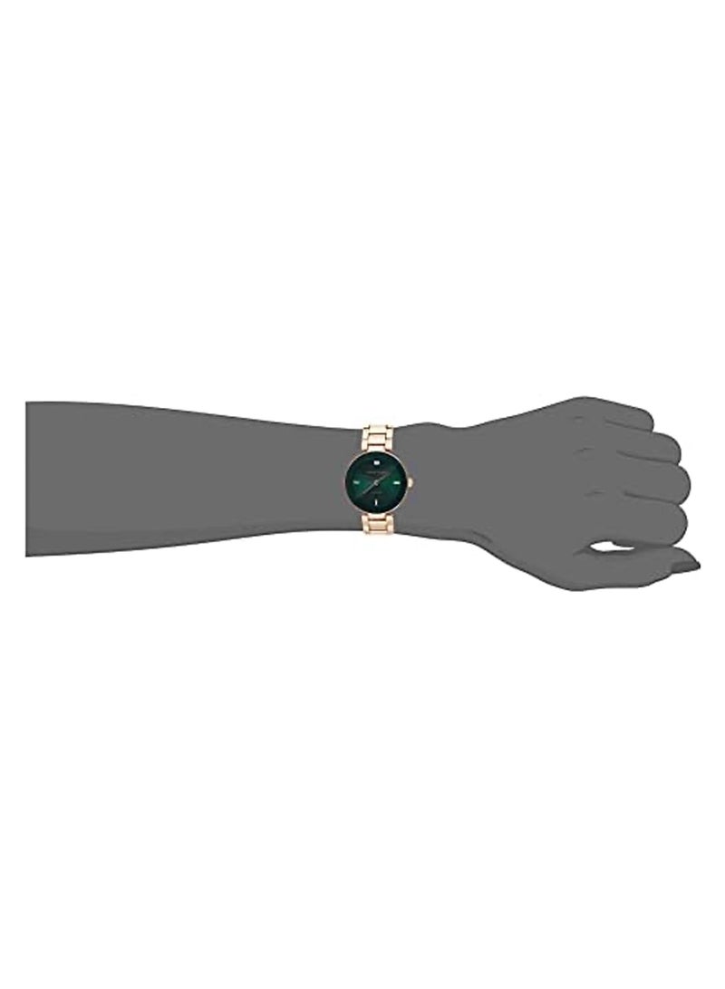 ANNE KLEIN ساعة آن كلاين النسائية التناظرية من الفولاذ المقاوم للصدأ AK1362GNGB  - Image 4