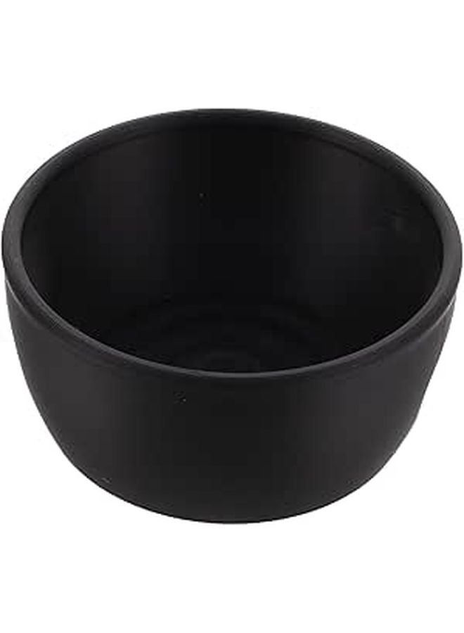 Wide Mouth Black Shaving Soap Bowl and Razor Lather Mug for Men Beard Care - Image 1
