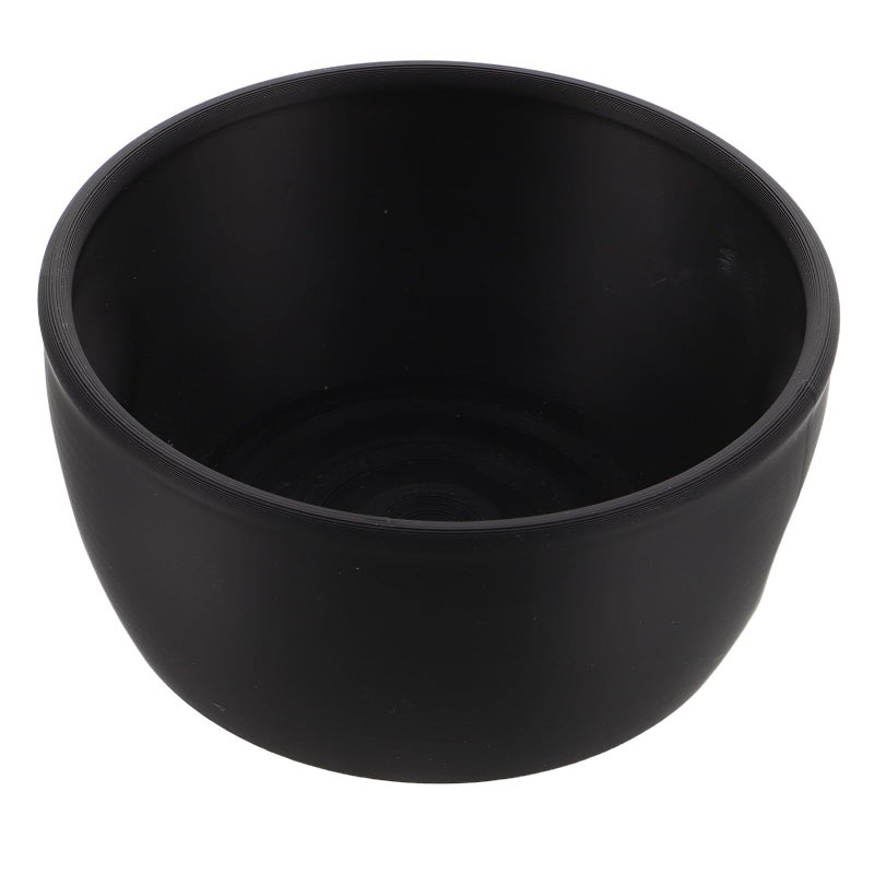 Wide Mouth Black Shaving Soap Bowl and Razor Lather Mug for Men Beard Care - Image 2