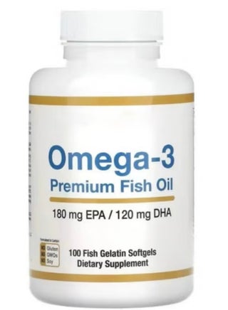 Premium Omega-3 Fish Oil Concentrated Formula with EPA and DHA for Optimal Lipid Profile and Immune Support - Gluten-Free, Non-GMO - 100 Fish Gelatin Softgels - pzsku/Z0BB3A9169DA9D4598064Z/45/1741242559/47ba04a0-da31-4b3c-a492-4b6964d1f21f