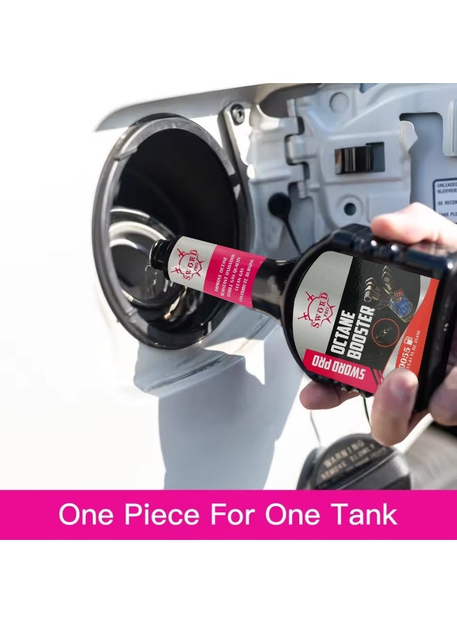 SWORD PRO SW-0055 Octane Booster 354ml – Increases Octane Rating, Improves Combustion, Reduces Knocking, Enhances Acceleration, Cleans Fuel System & Intake Valves, Compatible with All Gasoline Engines, One Bottle Treats Full Tank - Image 4
