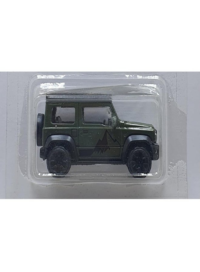 MINIMOTO MINI Jimny Die Cast Alloy Metal Model Car 1:64 Scale Size Toy Race Car Toy Vehicles Motor Vehicles Birthday/Return Gift for Kids Child 3+ Years Small Thar G-Wagan Jeep (Green) - Image 4