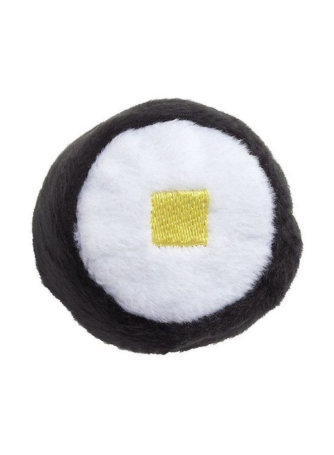 Doggles Cat Indoor Play Fun Toy Sushi Egg Roll Yellow