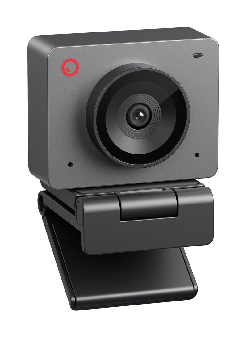 أوبسبوت كاميرا ويب OBSBOT Meet SE 1080P@100 FPS للكمبيوتر الشخصي مع مستشعر 1/2.8 بوصة، وتعديل الصورة بالذكاء الاصطناعي والتركيز التلقائي، ووضع التجميل، وخفيفة الوزن، والتحكم في الإيماءات، وHDR متداخلة، وكاميرا ويب للبث والاجتماعات (رمادي فضائي) - Image 1