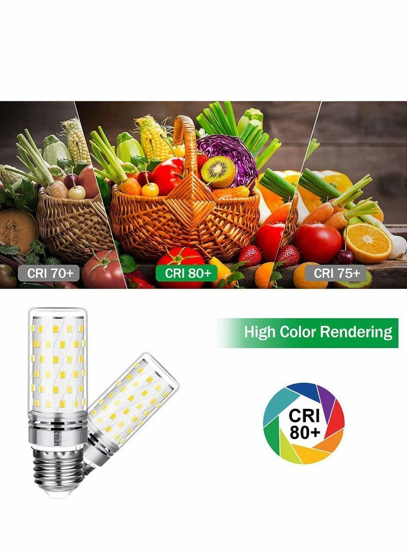 NIBEMINENT - E27 Led Bulb 100w Equivalent 16w Screw 6000k 1000LM Large Edison Light Bulbs Daylight 360° Beam Angle Energy Saving for Home Lamp Non-dimmable (2pcs Cool White) - Image 1