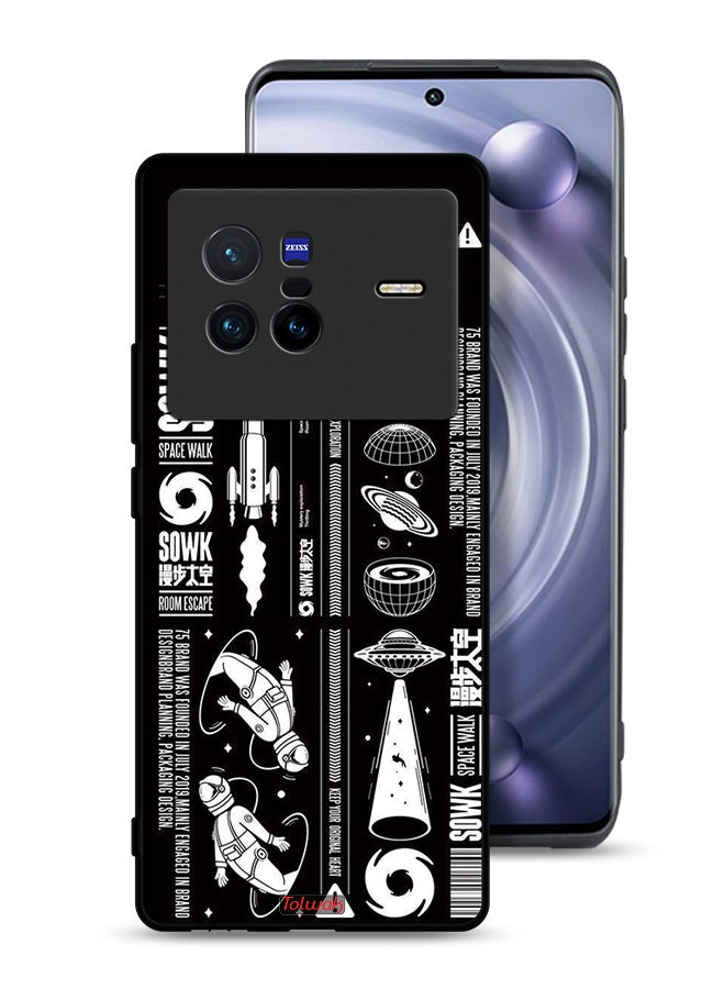 Tolwak Vivo X80 Protective Case Cover Sowk Space Walk Sticker - Image 1