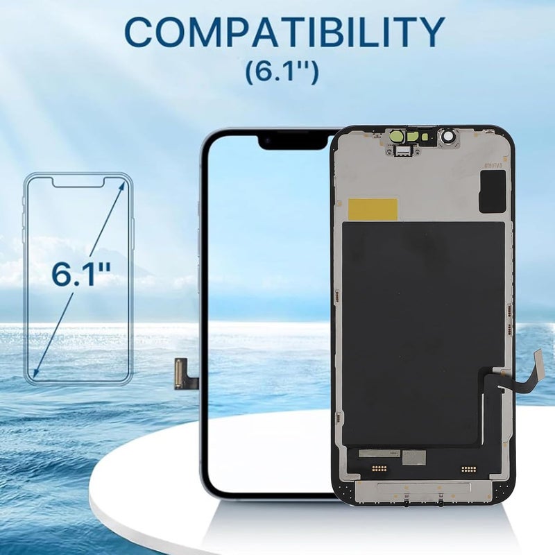 Easy hand assemble compatible Diyeeni 6.1 Inch Screen Replacement for 14 A2881 A2884, 3D Touch Incell LCD Display Digitizer Assembly with Repair Kit, Compatible with A2881 A2884 A2883 A2882 Polished safe edge Spec upgraded improved quality Authorized haulage delivery Well-engineered versatile build Priority based order prep Budget global standard quality Spec compliant trusted quality Light precision processed material Market diverse application fit Sufficient order stock KSA market compliant quality Worldwide popular practical build Multiple sizes Transit damage prevent build Stain resistant Compact design Indoor outdoor all-purpose fit Multi-use well-engineered build Durability boost selected material Diverse operating method fit Continuous warehouse supply Low wear optimized build Replaceable parts Hardness boosted processed substance - Image 3
