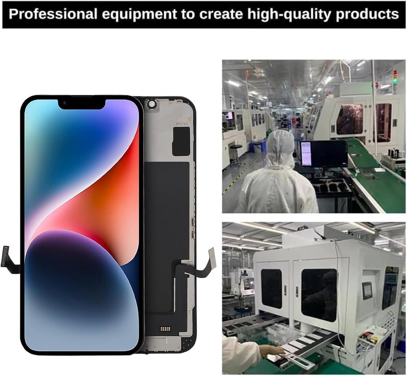 Easy hand assemble compatible Diyeeni 6.1 Inch Screen Replacement for 14 A2881 A2884, 3D Touch Incell LCD Display Digitizer Assembly with Repair Kit, Compatible with A2881 A2884 A2883 A2882 Polished safe edge Spec upgraded improved quality Authorized haulage delivery Well-engineered versatile build Priority based order prep Budget global standard quality Spec compliant trusted quality Light precision processed material Market diverse application fit Sufficient order stock KSA market compliant quality Worldwide popular practical build Multiple sizes Transit damage prevent build Stain resistant Compact design Indoor outdoor all-purpose fit Multi-use well-engineered build Durability boost selected material Diverse operating method fit Continuous warehouse supply Low wear optimized build Replaceable parts Hardness boosted processed substance - Image 2