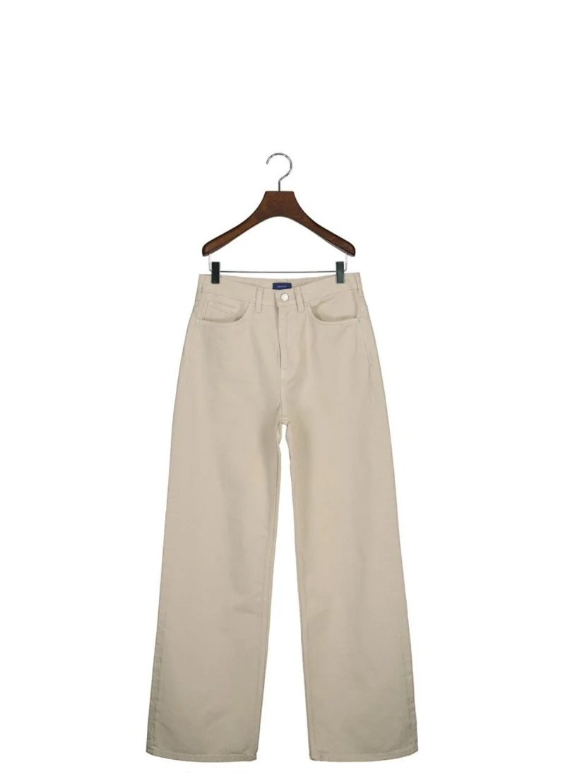 GANT Gant Teen Girls Wide Leg Twill Jeans